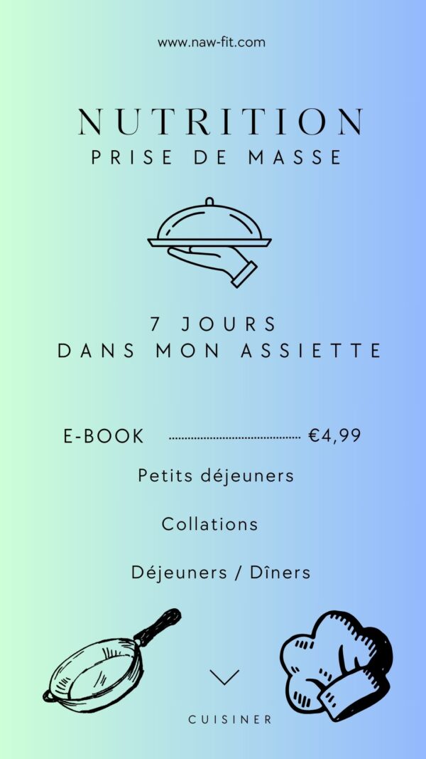 E-BOOK-NUTRITION-Menu 7 jours Prise de masse #4